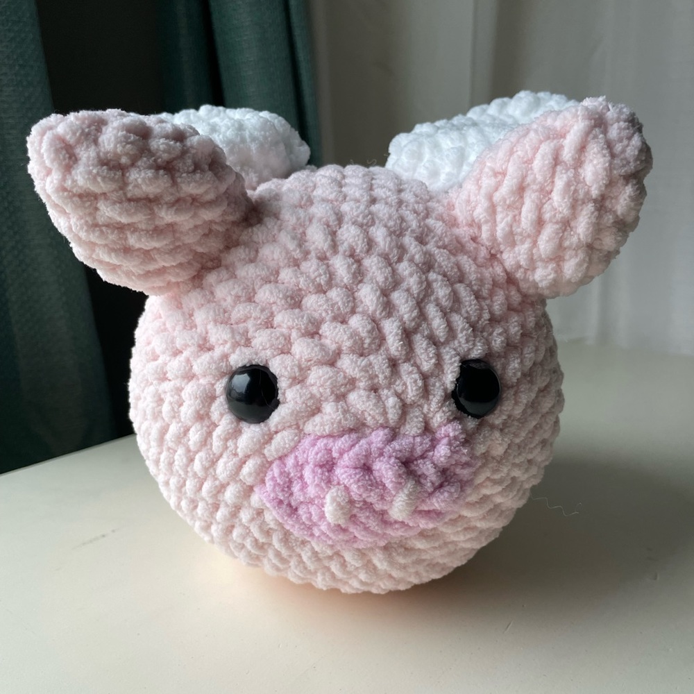 Crochet Flying Pig